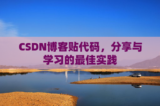 CSDN博客贴代码，分享与学习的最佳实践